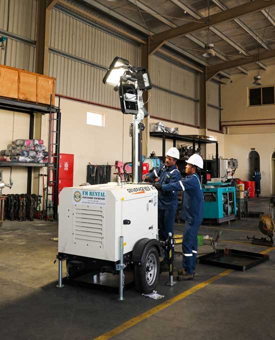 FM Equipment Rental — workshop and field operations
