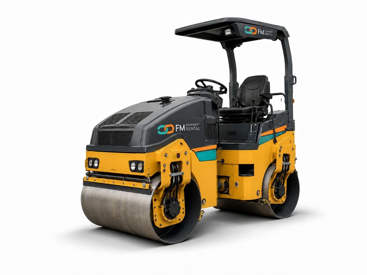 Ride-on vibratory roller ~3 t